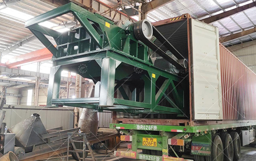 Waste car recycling plant delivery to Europe